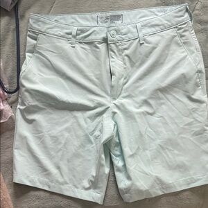 George Men's Mint Green Flat Front Shorts